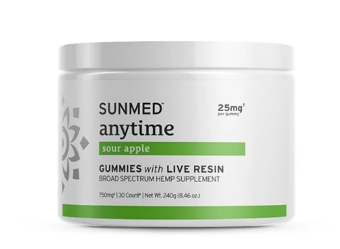 Broad Spectrum Anytime Sour Apple Gummies