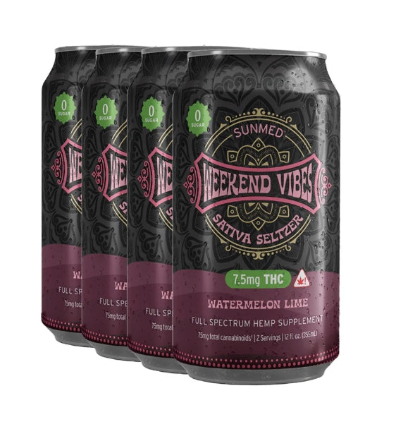 Beyond Weekend Vibes Sativa THC Seltzer - 4 Pack