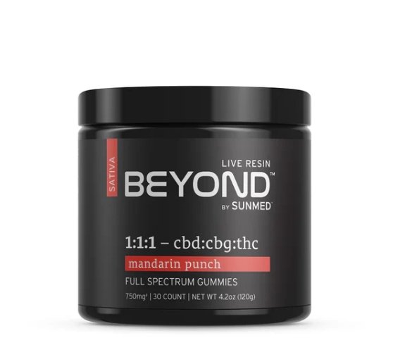Beyond 1:1:1 Sativa Live Resin Gummies
