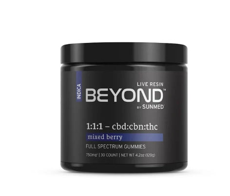 Beyond 1:1:1 Indica Live Resin Gummies