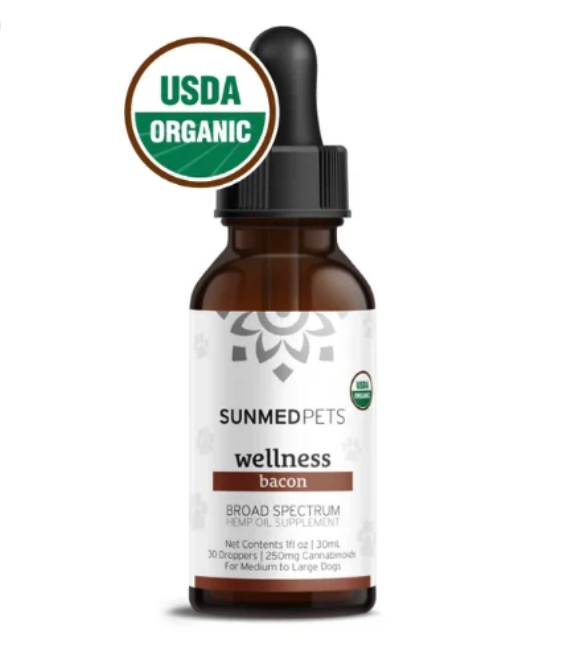 Broad Spectrum CBD Bacon Pet Tincture 500mg