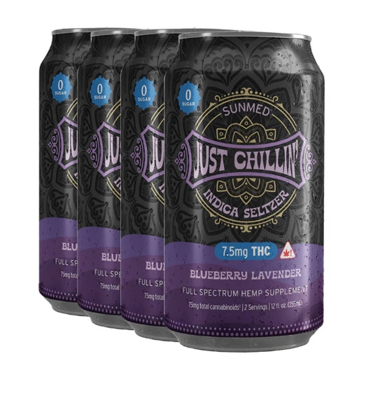 Beyond Just Chillin’ Indica THC Seltzer - 4 Pack