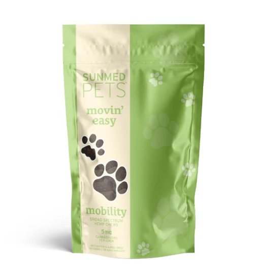 Broad Spectrum Movin' Easy Relief CBD Pet Chews