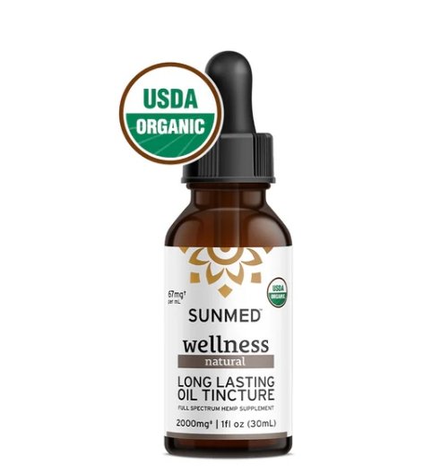 Organic Full Spectrum Natural CBD Tincture