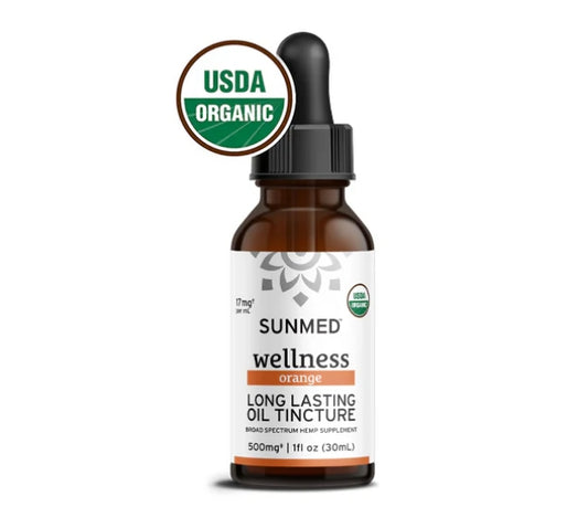 Organic Broad Spectrum Orange CBD Tincture