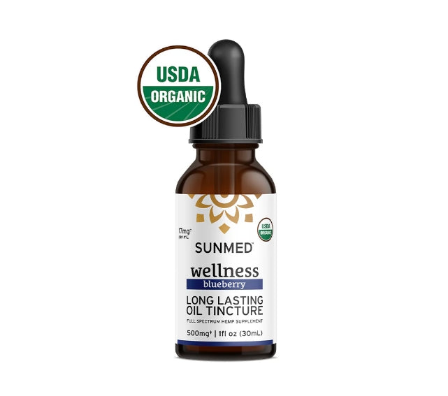 Organic Full Spectrum Blueberry CBD Tincture