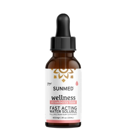 Full Spectrum Wellness Strawbery-Lime CBD Water Soluble